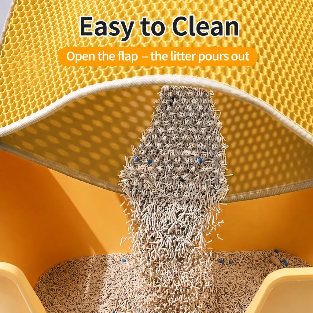 Cat Litter Mat for Catching Loose Litter Around the Box