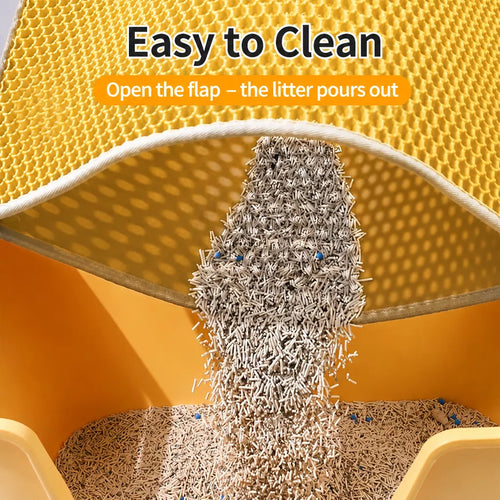 Cat Litter Mat for Catching Loose Litter Around the Box
