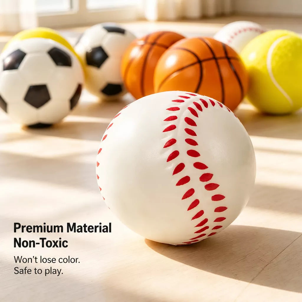 Cat Sports Ball Toys with Teaser Wand