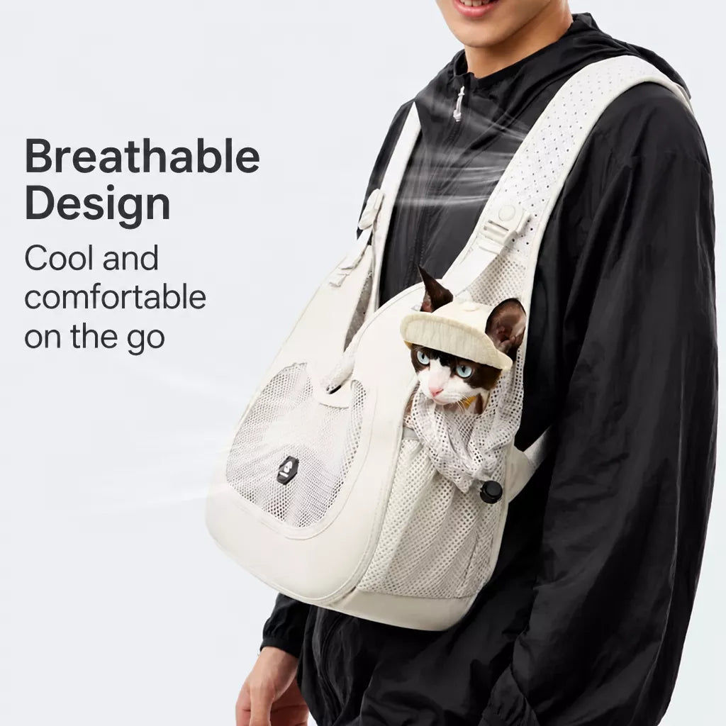 Portable Breathable Pet Carrier Backpack for Cats and Dogs