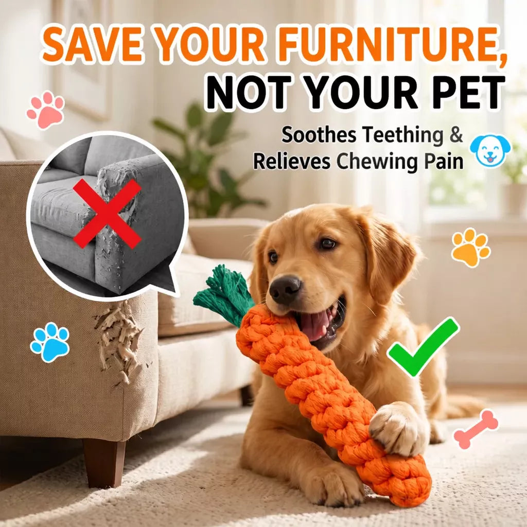 Interactive Dog Toys for Small to Medium Dogs – Tug & Squeaky