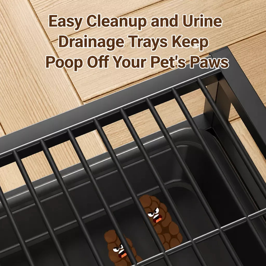 Drawer-Style Dog Potty Tray for Small to Large Dogs