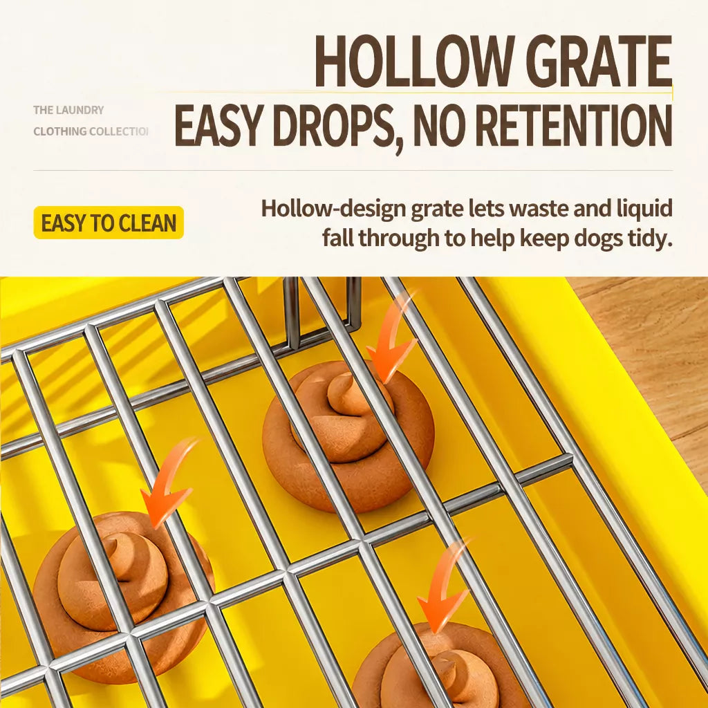 Dog Potty Training Tray with Grate for Small to Large Dogs