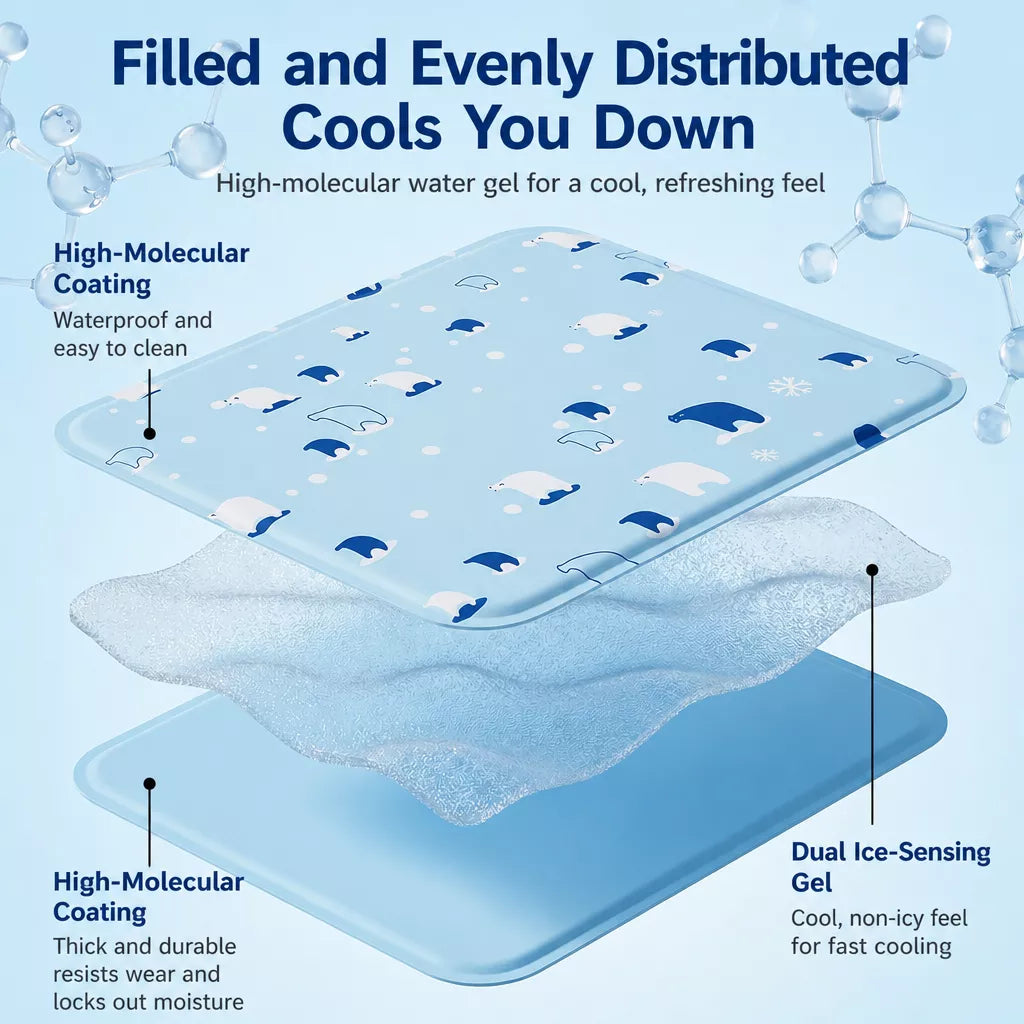 Foam Pet Bed Mat for Cats and Dogs