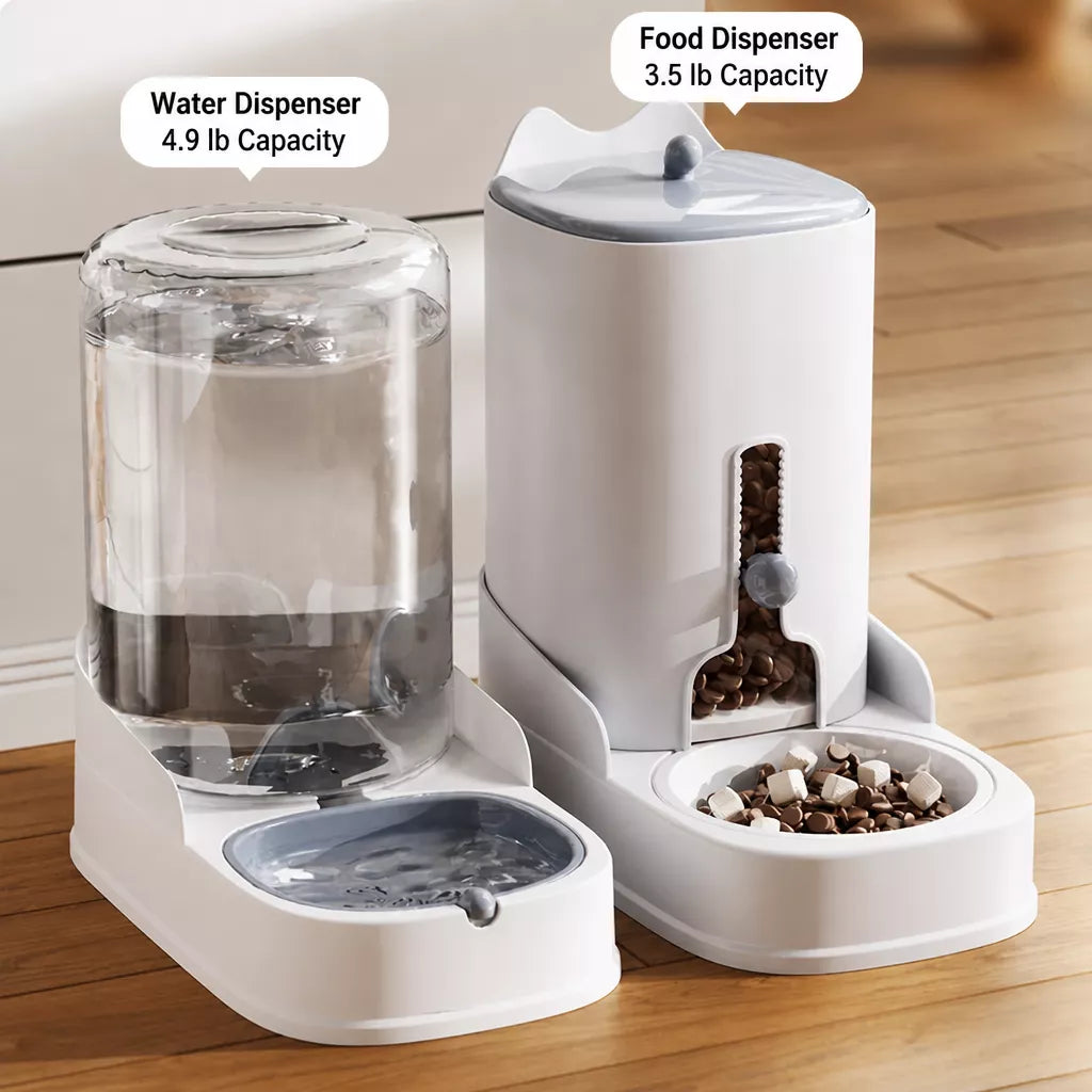 Automatic Pet Feeder and Water Dispenser