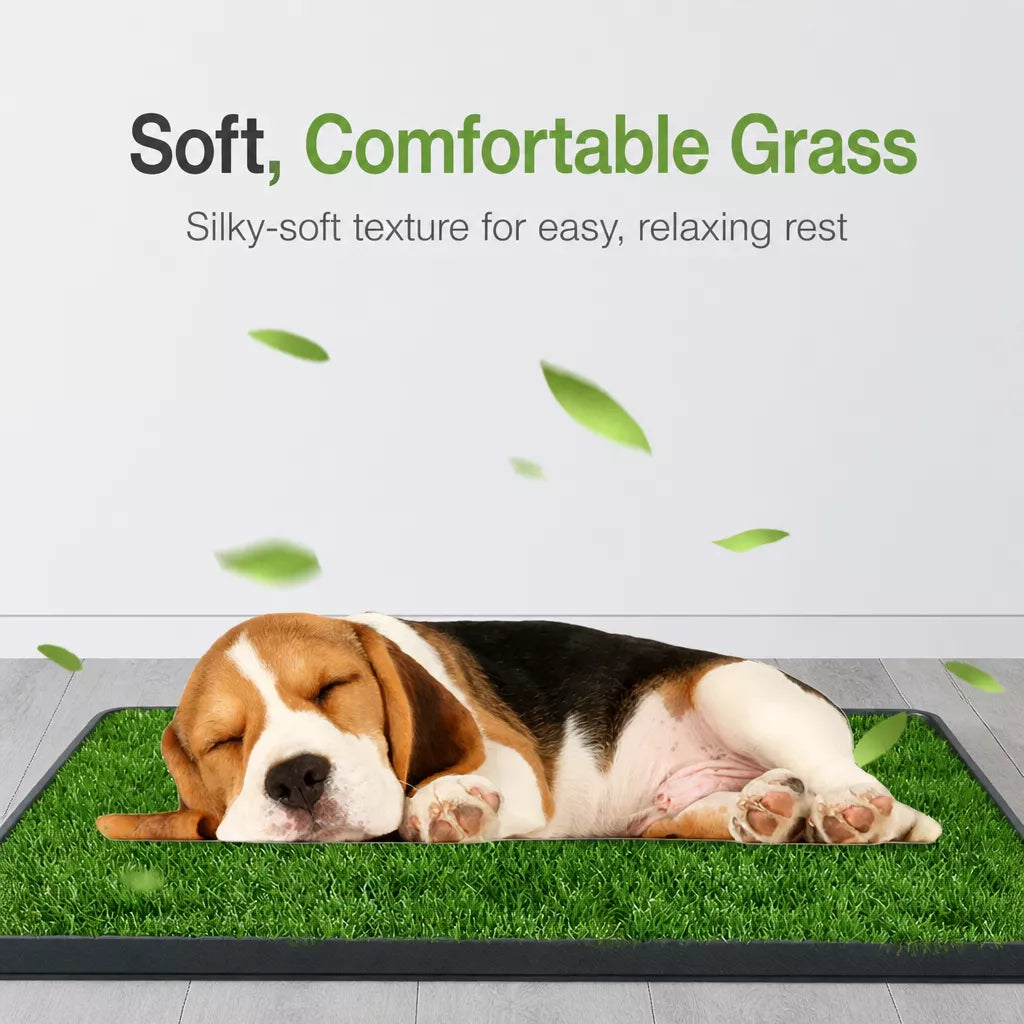 Artificial Grass Dog Potty Training Tray