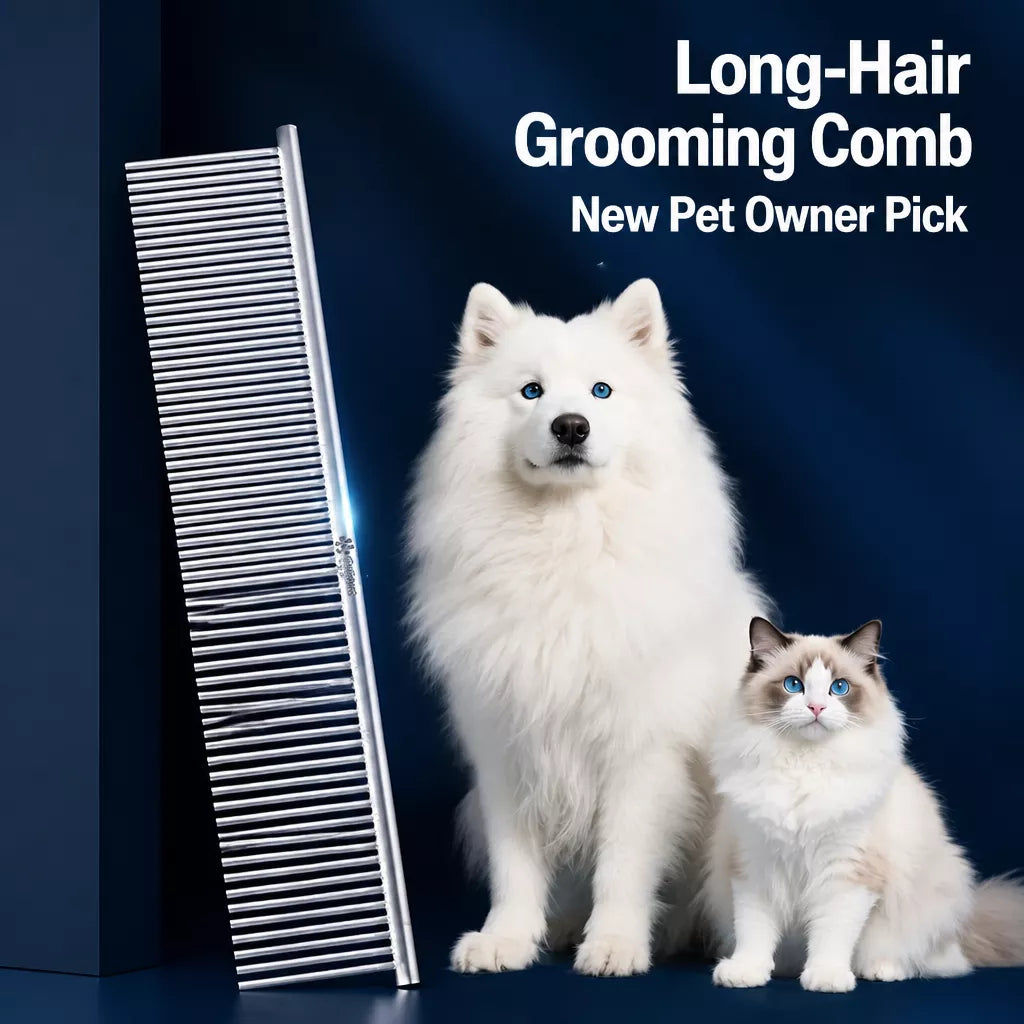 Pet Grooming Detangling Comb for Cats and Dogs