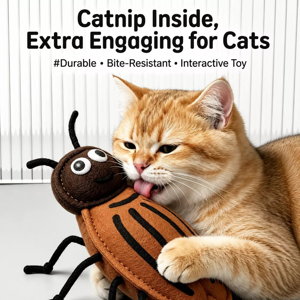 Catnip Insect Toys with Bells for Cats
