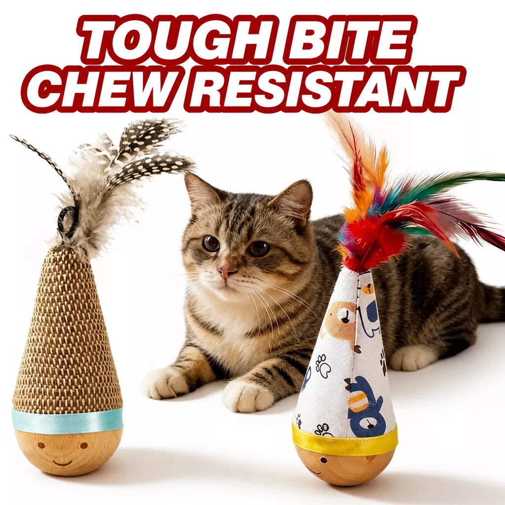 Wobble Dog & Cat Toy for Indoor Play