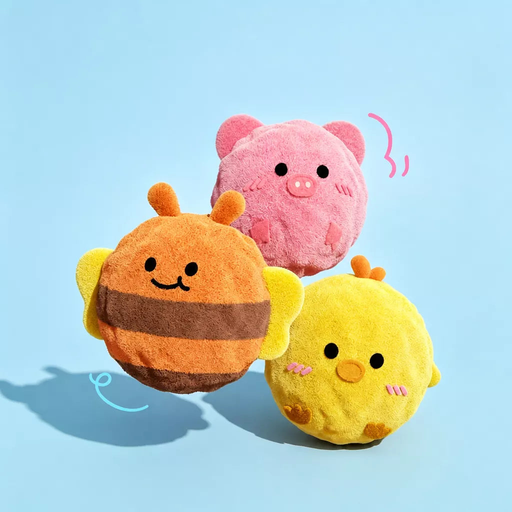 Cartoon Spiky Squeaky Ball Toy for Dogs
