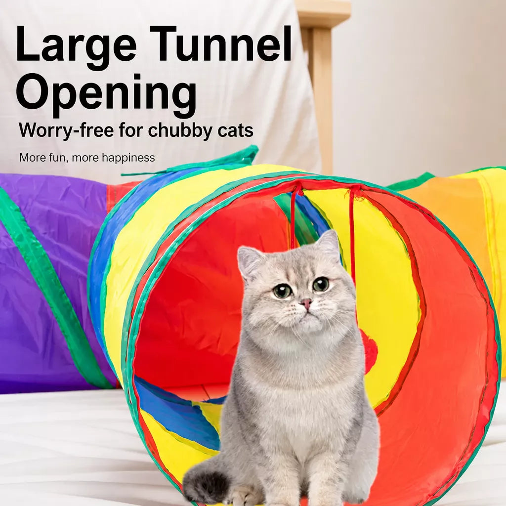Cat Tunnel Toy for Indoor Play