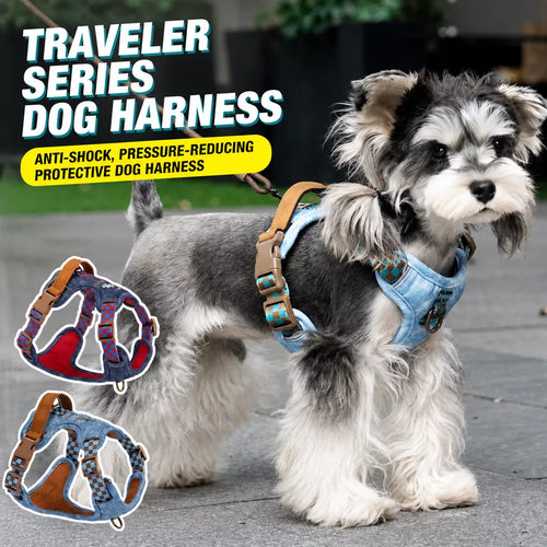 Adjustable Polyester Dog Vest Harness and Leash