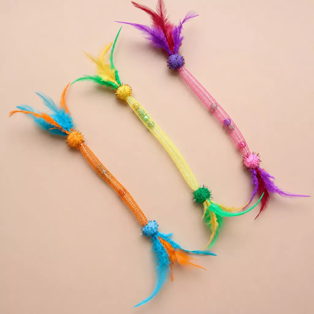 Catnip Feather Rope Toy for Cats