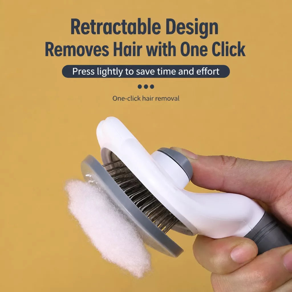 Self-Cleaning Pin Brush for Dogs & Cats