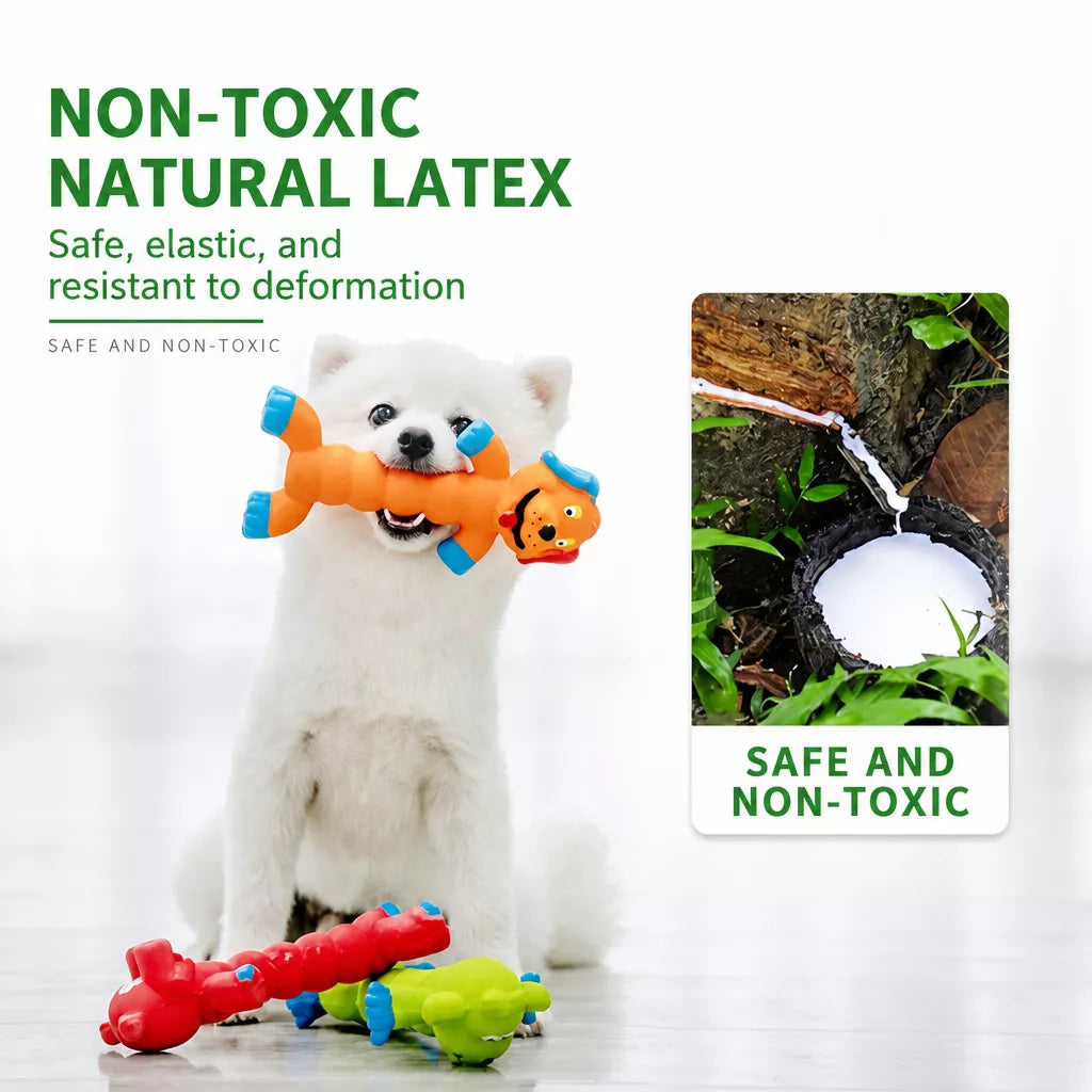 Latex Squeaky Dog Toy for Small and Medium Dogs