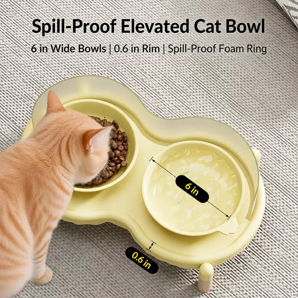 Elevated Pet Bowl Stand for Cats and Dogs