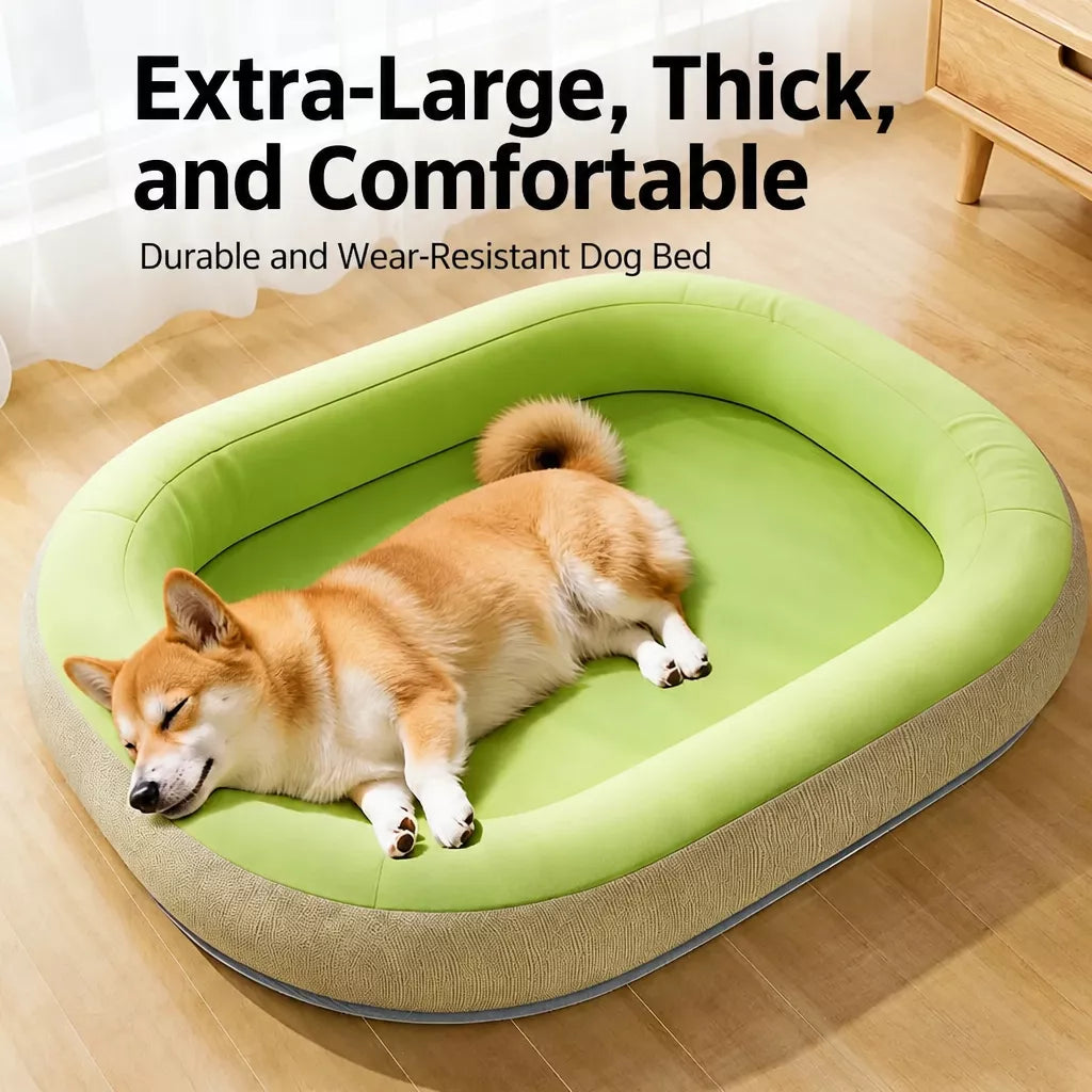 Polyester Fiber Dog Bed for Small to Large Dogs