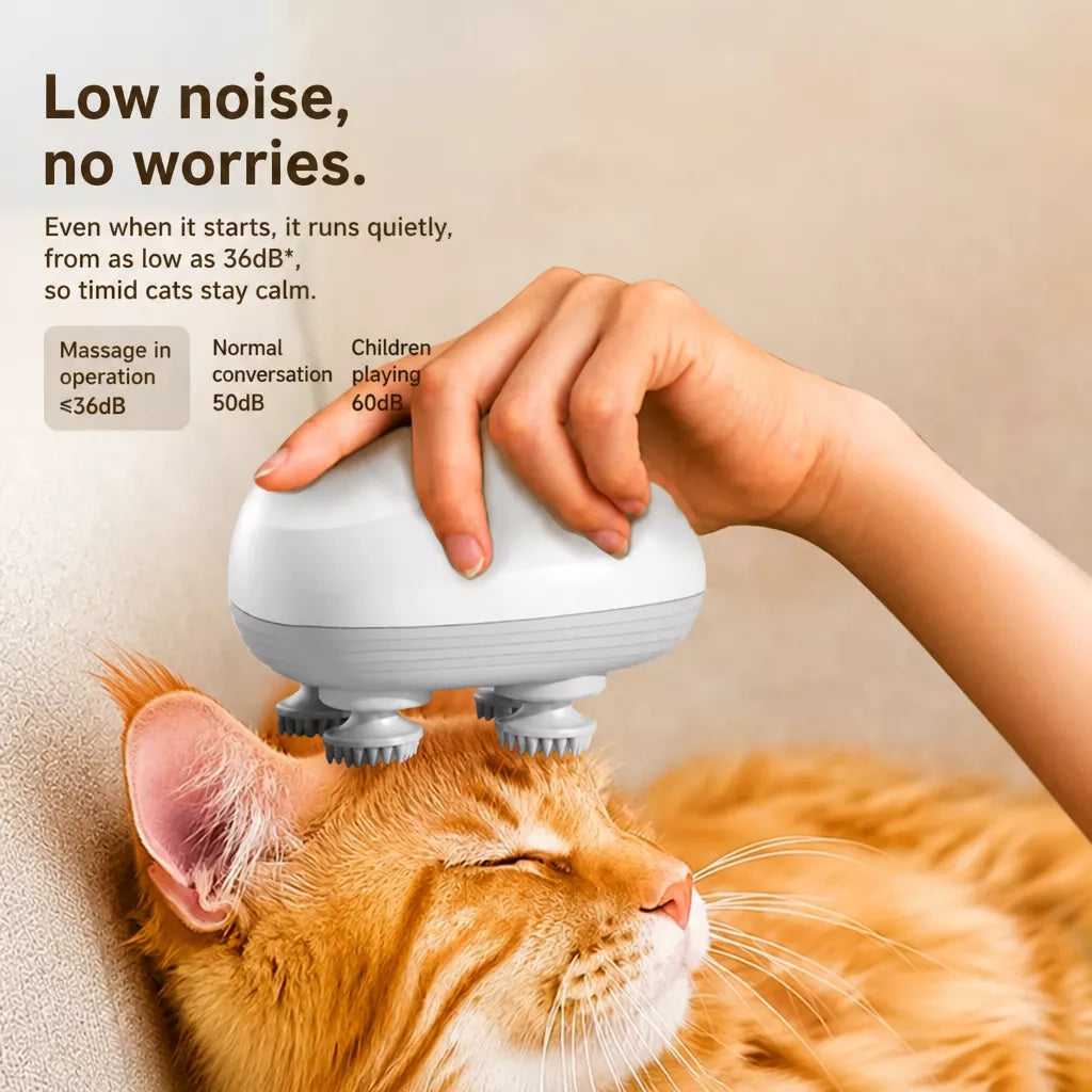 Low-Noise Electric Cat Chin Massager