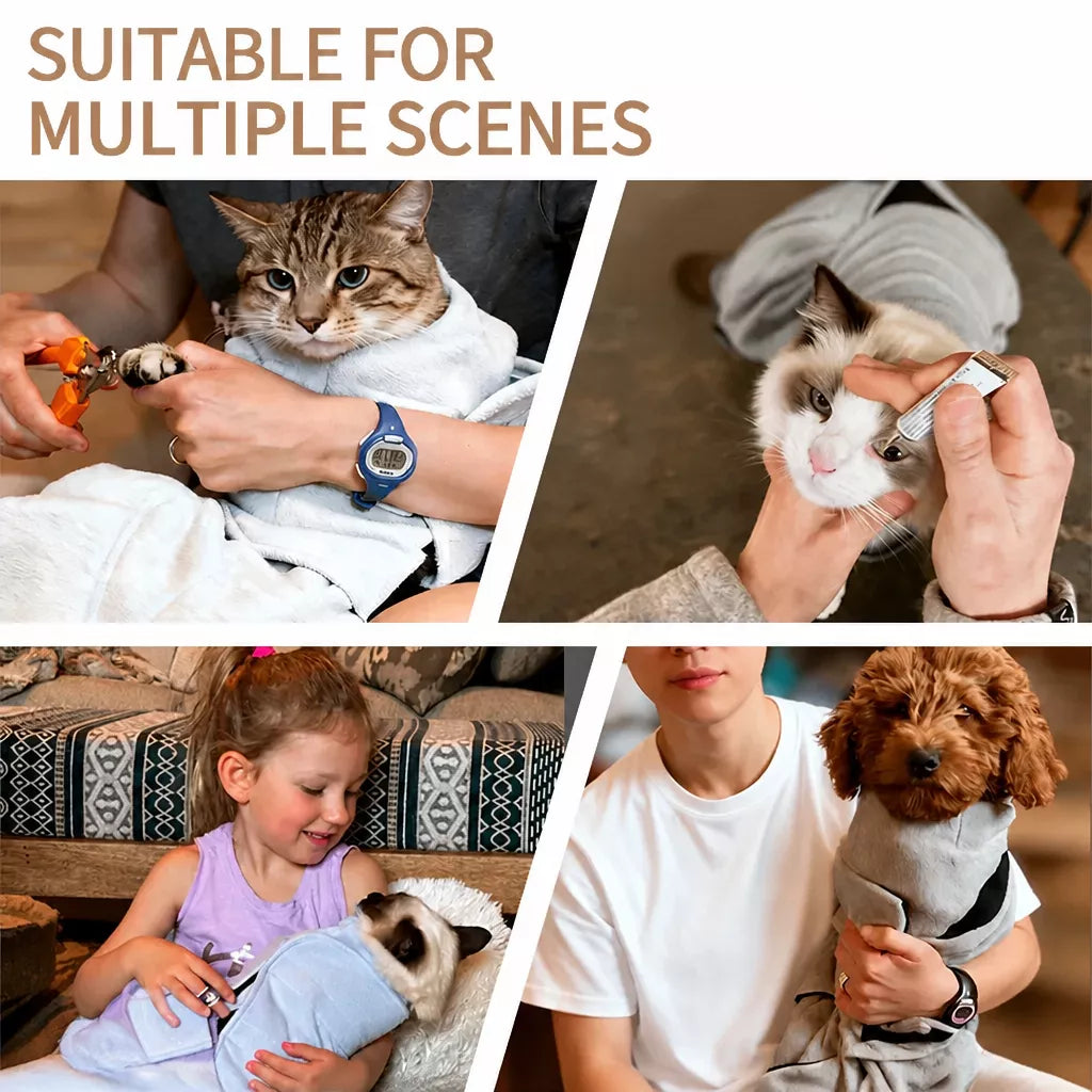 Pet Grooming Restraint Bag for Cats and Small Dogs