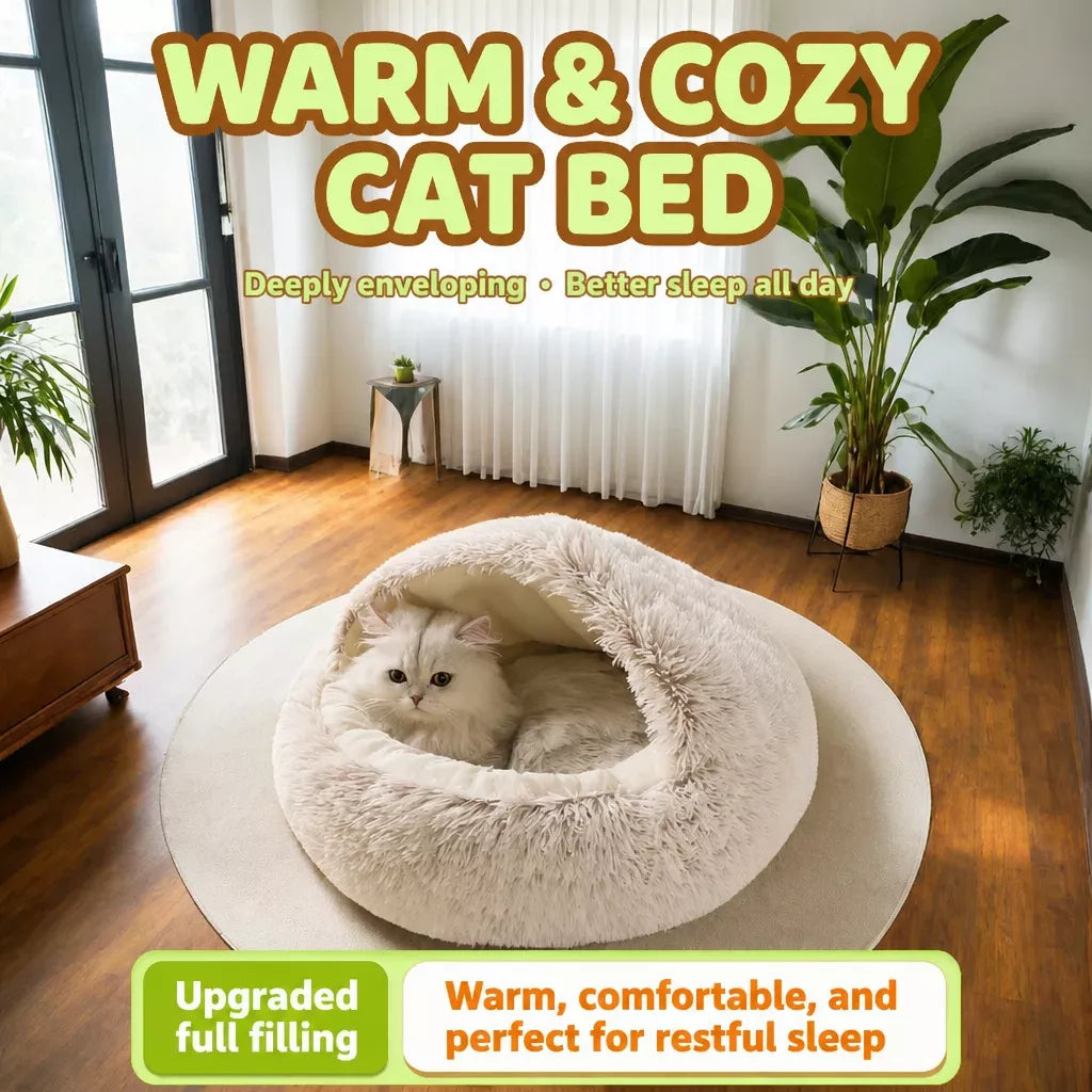 Polyester Cat & Dog Nest Bed