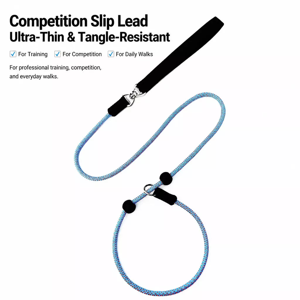 Nylon Rope-Style Dog Training Leash for Small and Medium Dogs