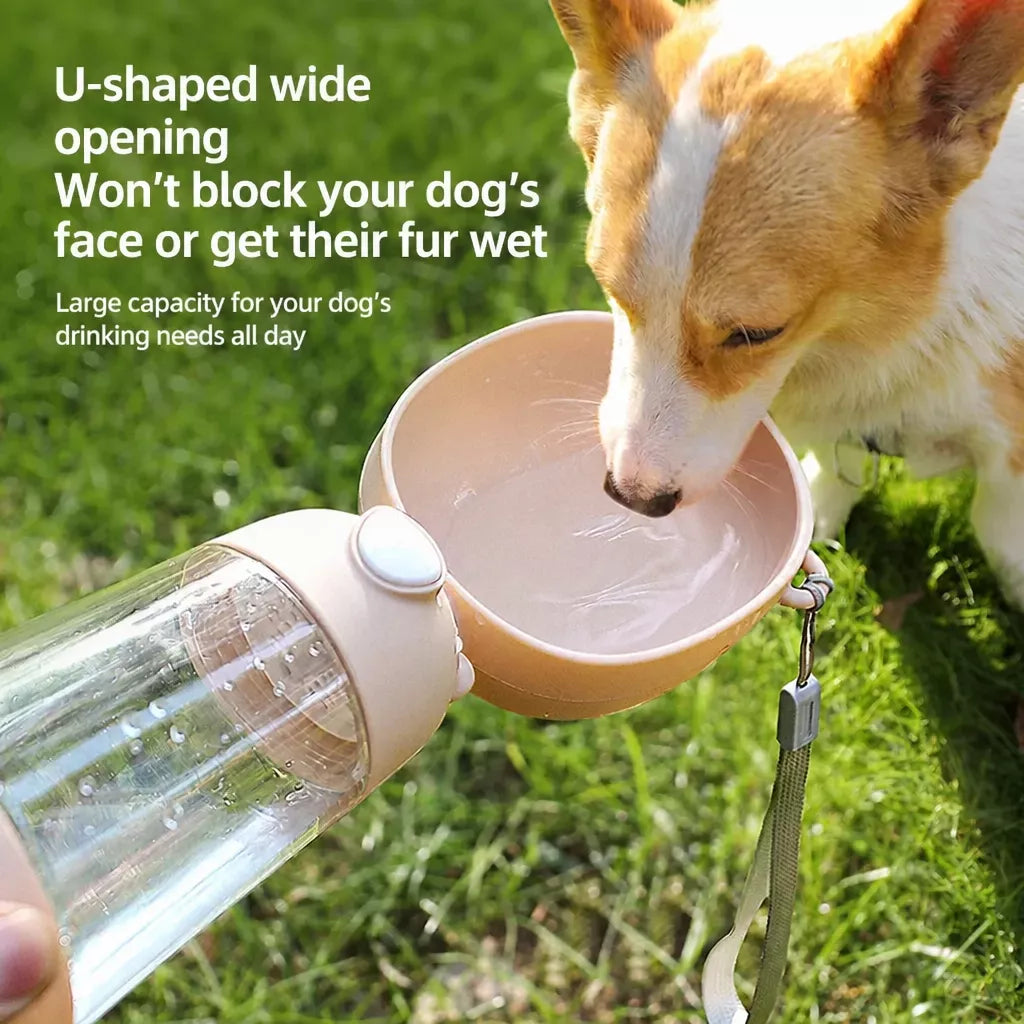 Portable Dog Water Bottle for Walks and Outdoor Adventures