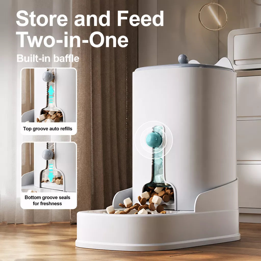 Automatic Pet Feeder and Water Dispenser