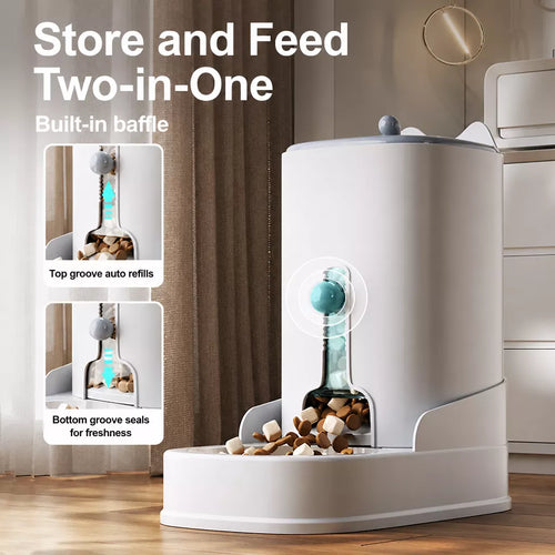 Automatic Pet Feeder and Water Dispenser
