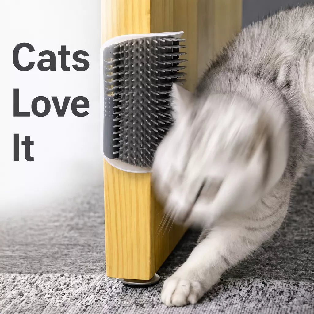 Corner-Mount Cat Scratcher Pads with Adhesive and Screws