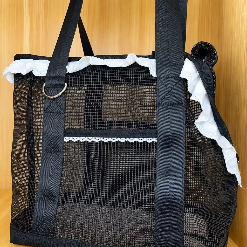 Mesh Crossbody Pet Carrier