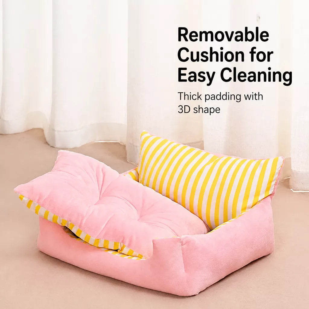 Pet Bed for Cats and Small Dogs