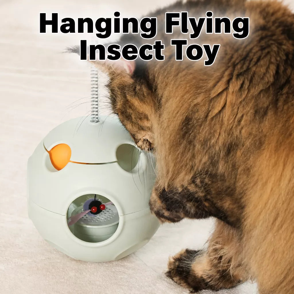 5-in-1 Planet Tumbler Cat Toy with Teaser Wand