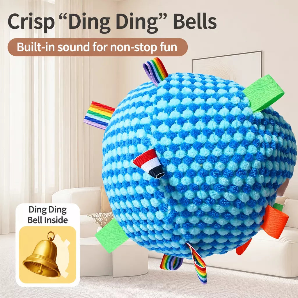 Squeaky Plush Ball Dog Toy