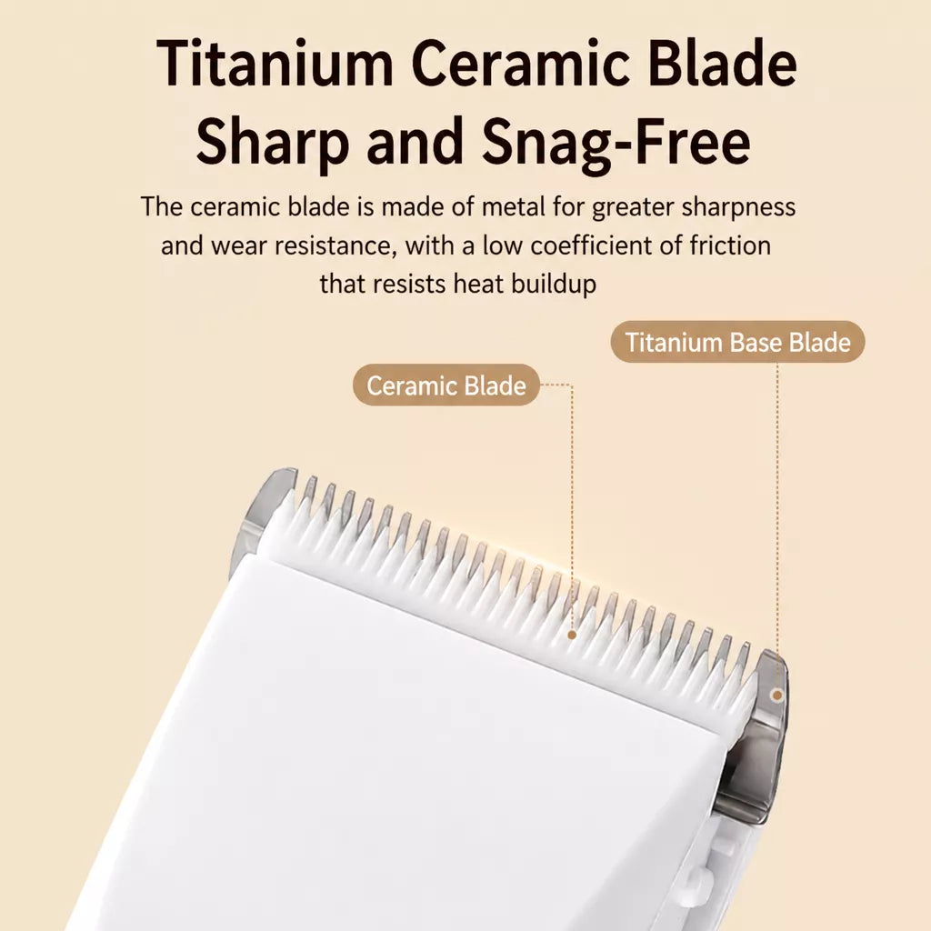 Pet Hair Clipper and Paw Trimmer for Dogs and Cats