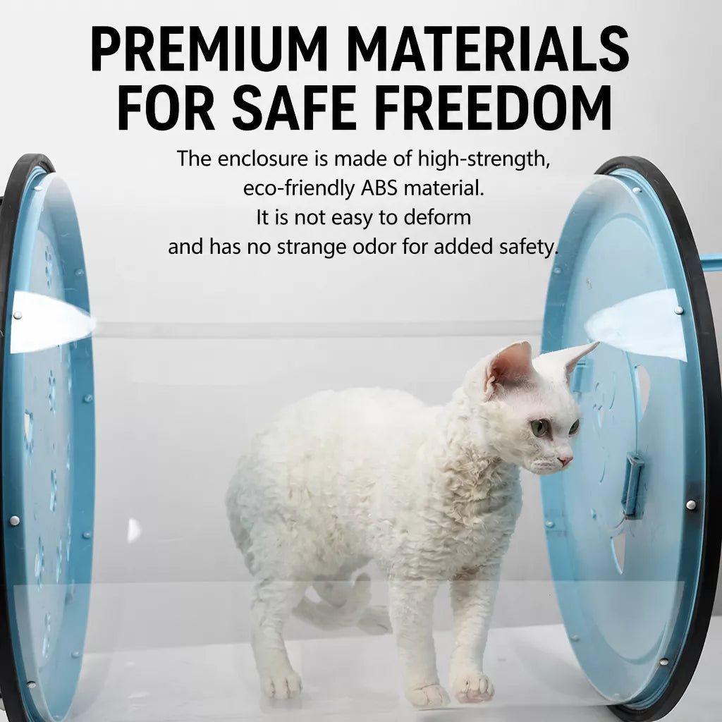 Transparent Rolling Cat Carrier