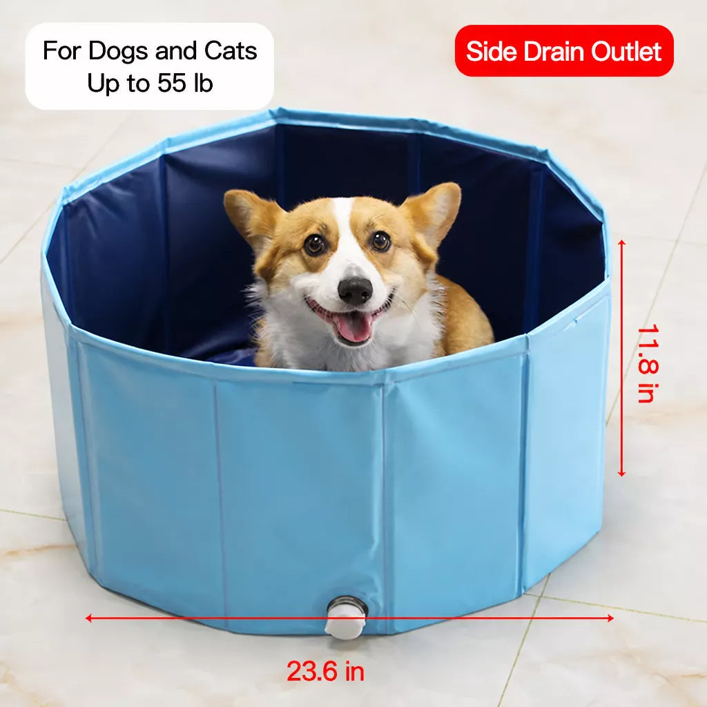 Foldable Pet Bath Tub for Cats & Dogs