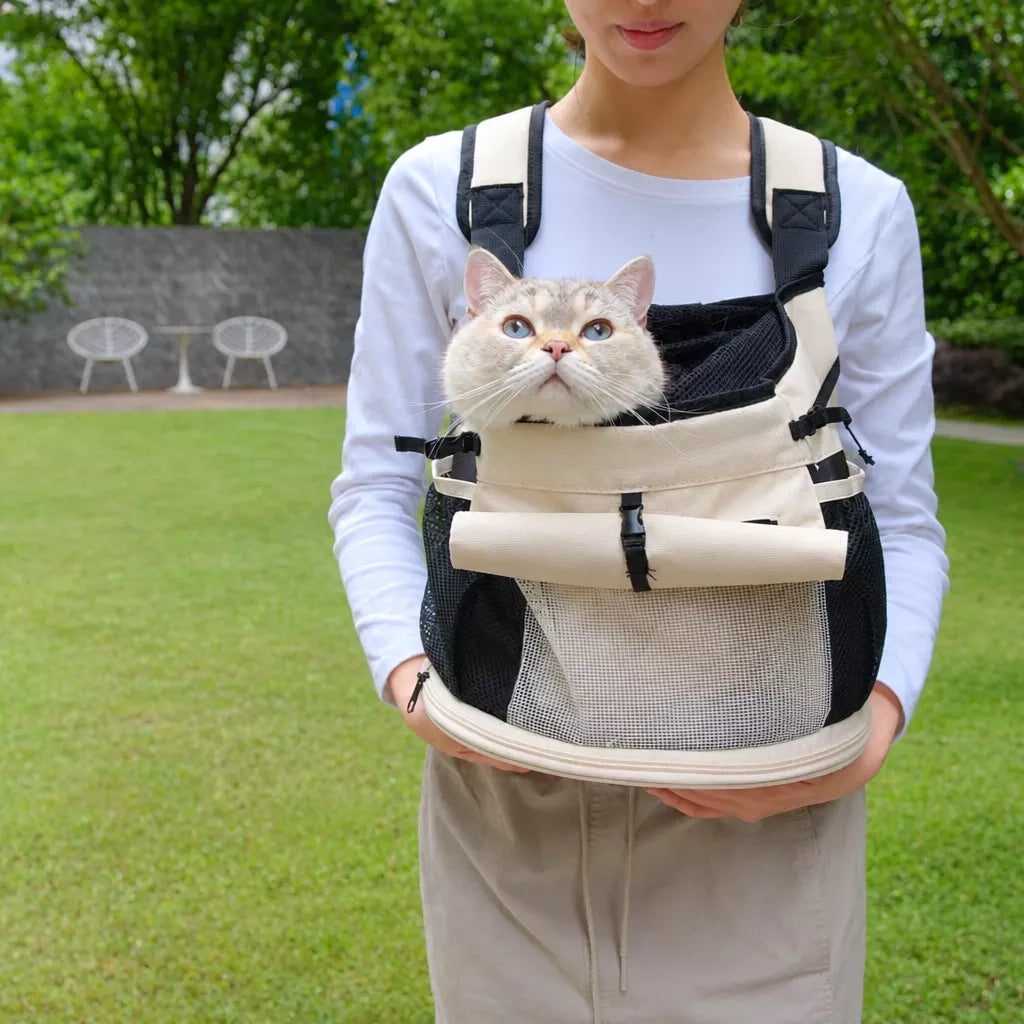 Pet Backpack Carrier for Cats and Small Dogs