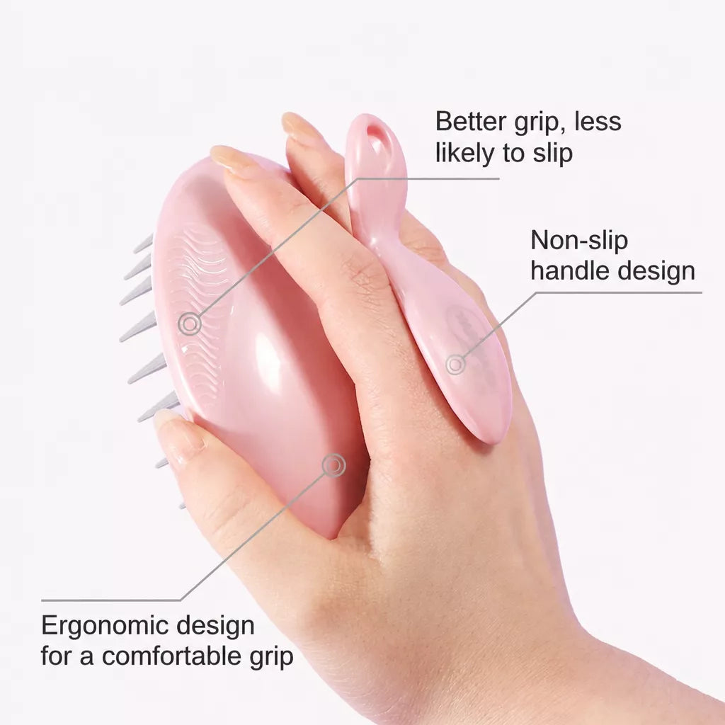 Dog & Cat Bath Brush for Grooming and Loose Hair Removal