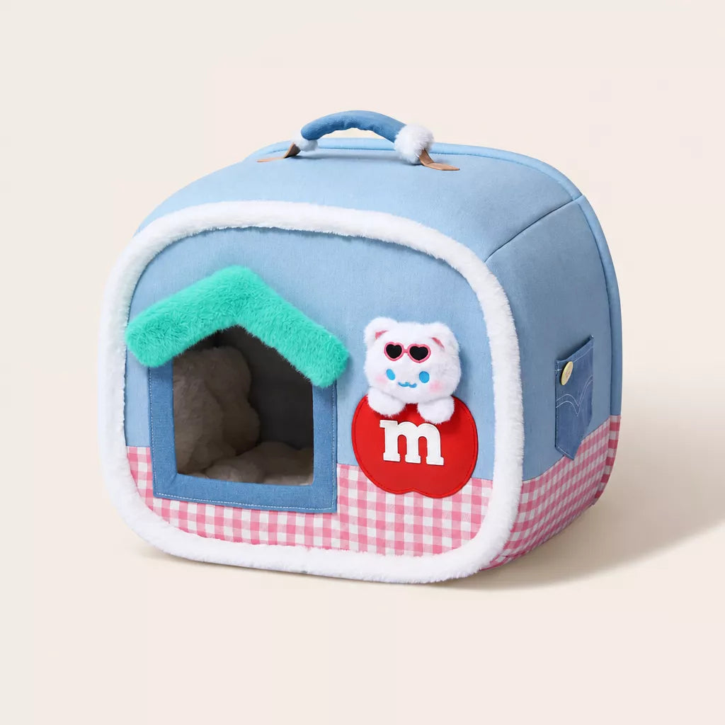 Pet Bed with Removable Washable Cover for Cats and Dogs