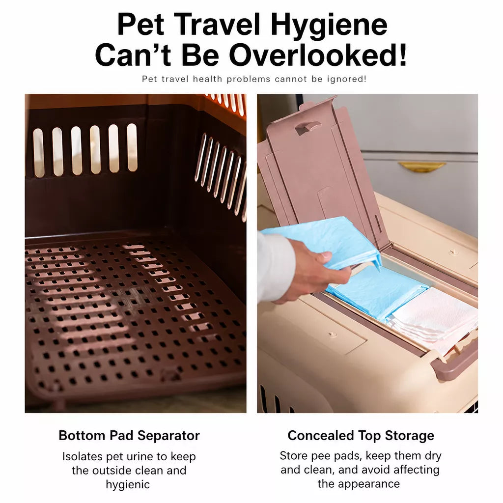 Portable Pet Carrier for Cats and Small to Medium Dogs