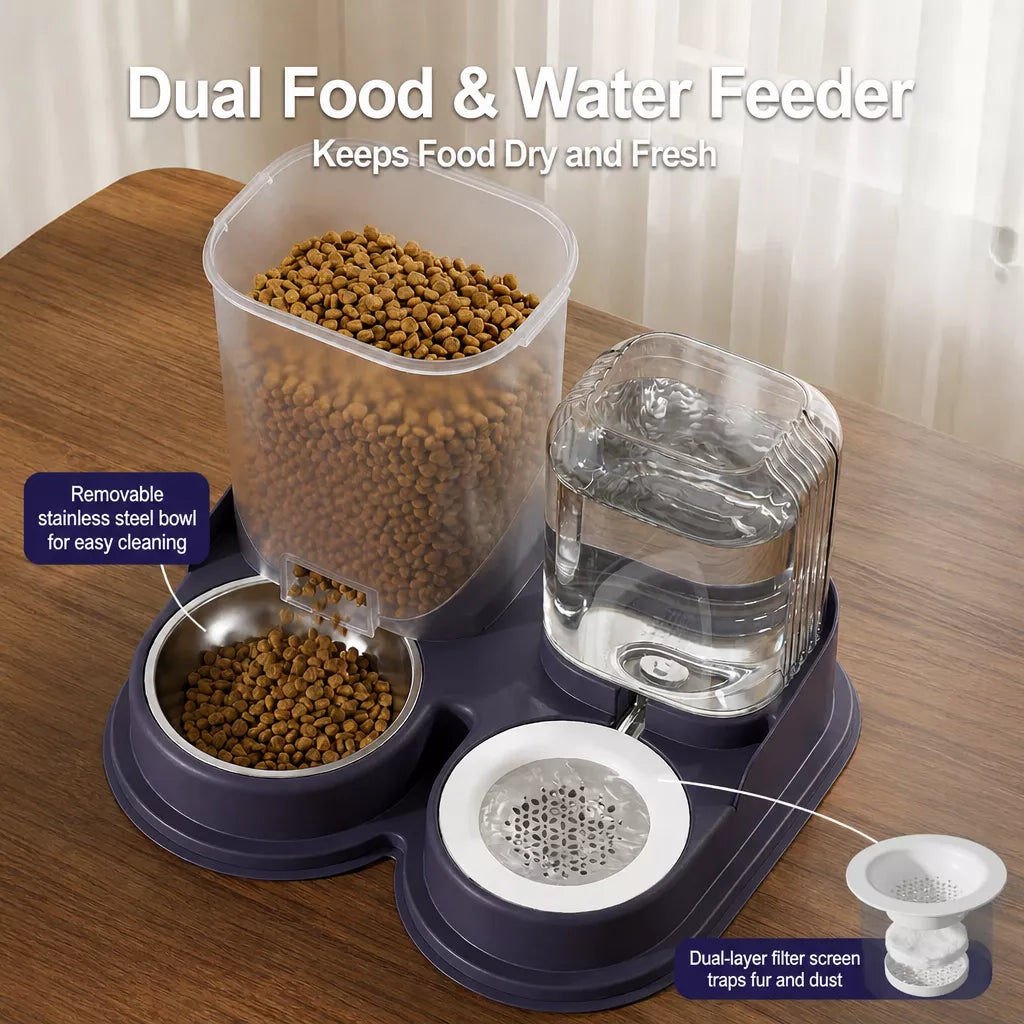 Non-Electric Pet Water Dispenser for Cats and Dogs