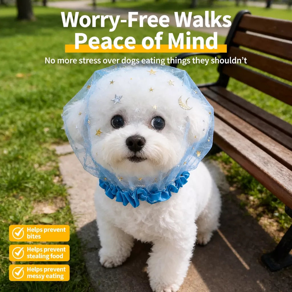 Breathable Mesh Dog Muzzle for Small and Medium Dogs