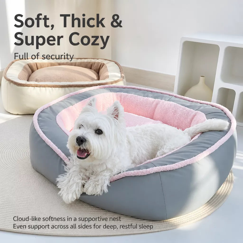 Thick Removable-Washable Pet Bed for Cats and Dogs