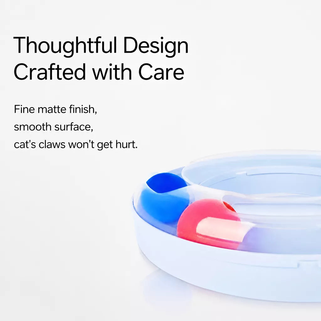 Interactive Cat Ball Track Toy