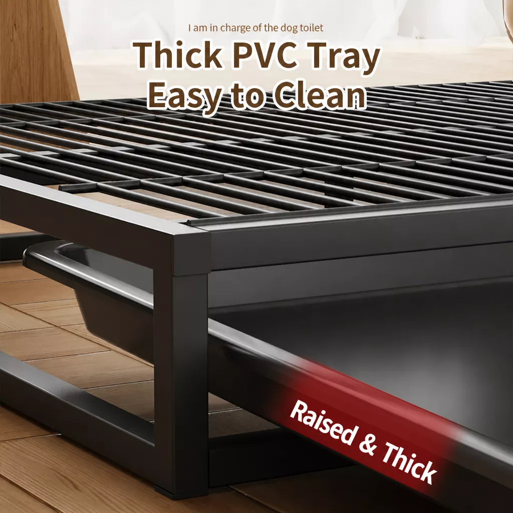 Drawer-Style Dog Potty Tray for Small to Large Dogs