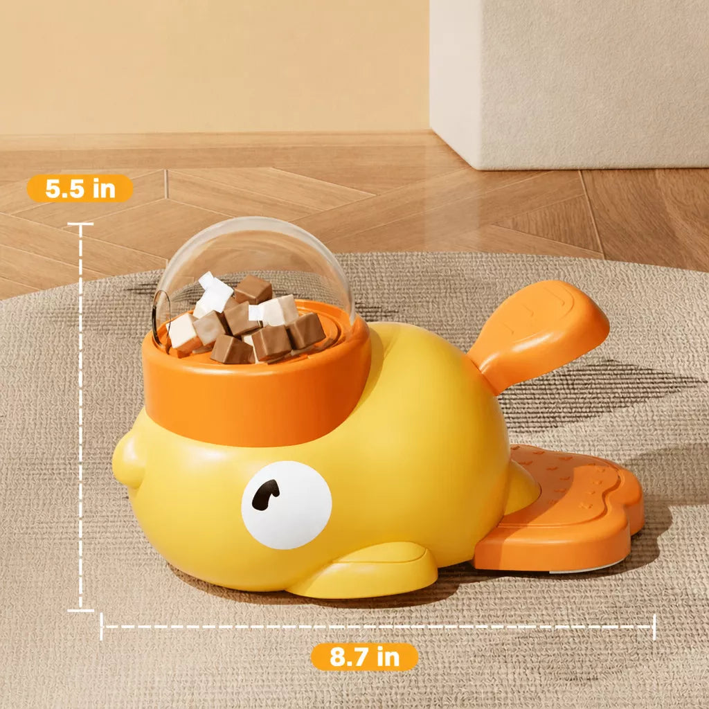Duck Treat Dispenser Toy for Cats and Dogs