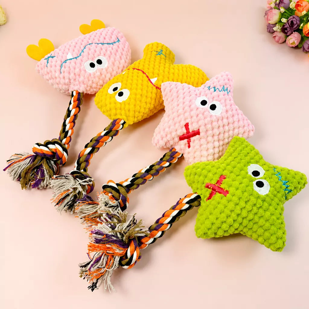 Rope, Plush & Chew Toys for Cats and Dogs