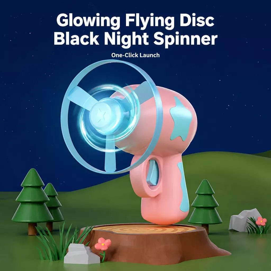 Interactive Cat Teaser Wand Toy with Flying Disc Launcher