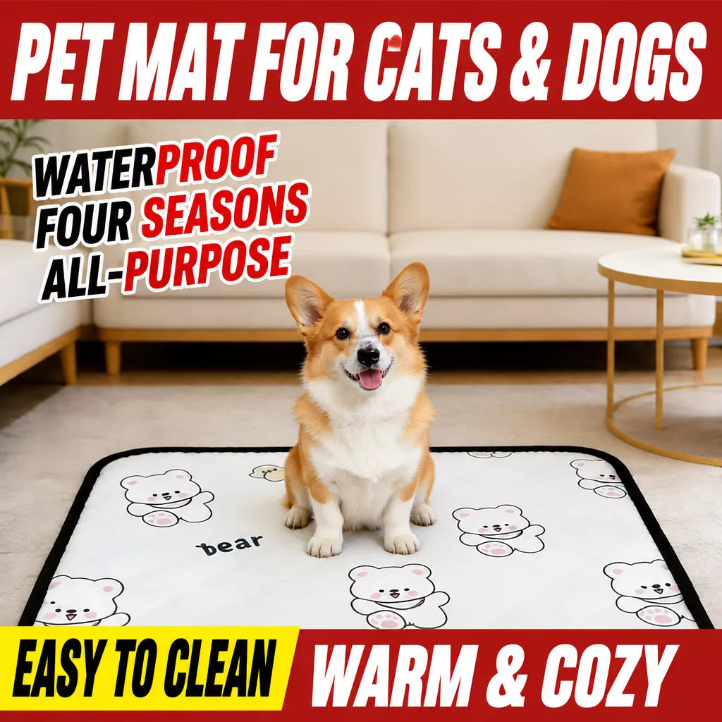 Reversible Waterproof Oxford Cloth Pet Mat for Dogs & Cats