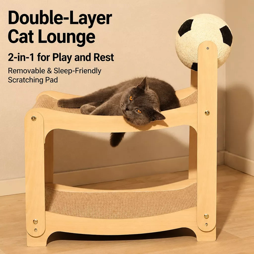 Sisal Cat Scratcher Ball Toy